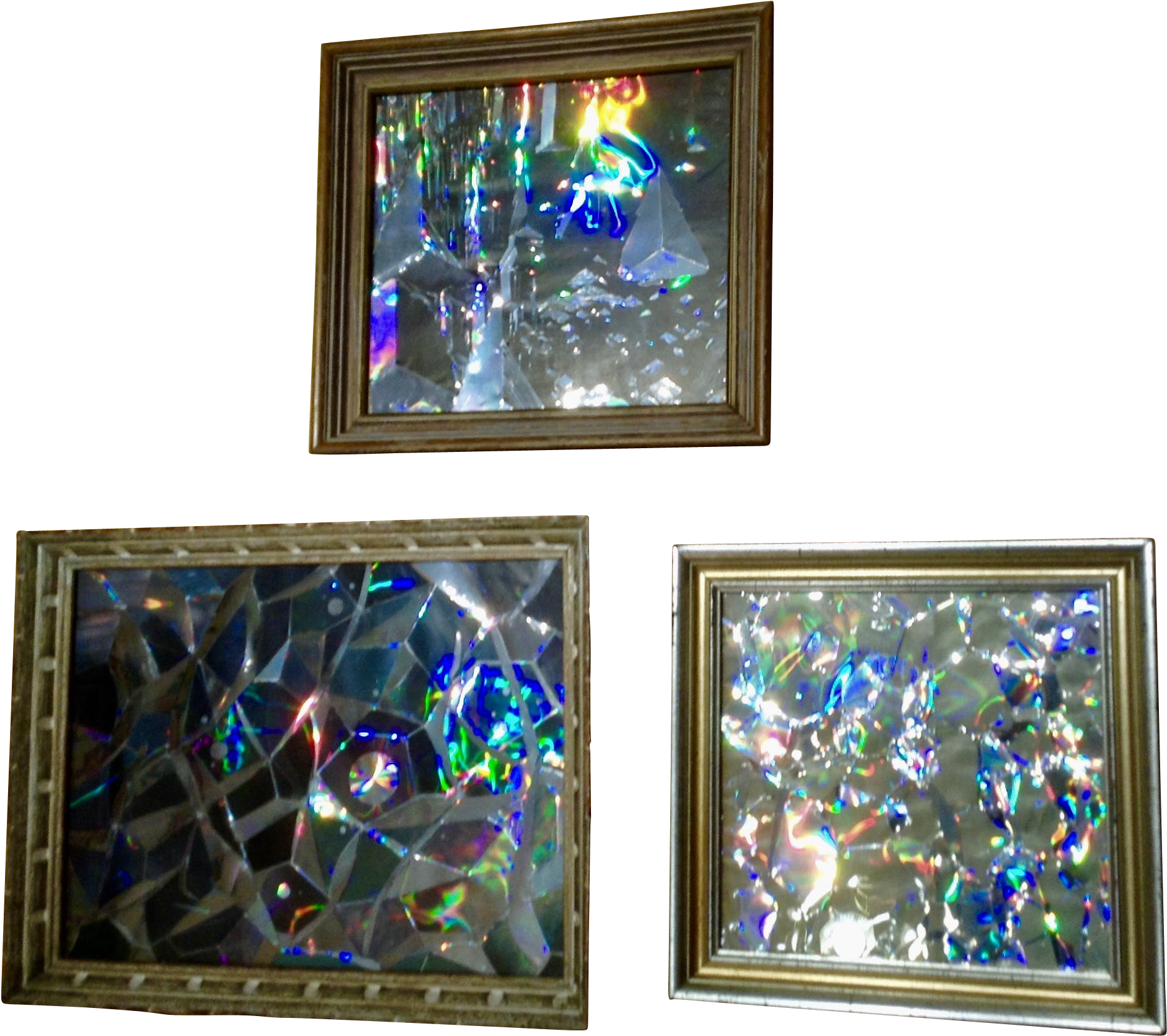 3 Gertrude Milton Walcher Holographic Abstract Mixed - Art (1871x1871), Png Download