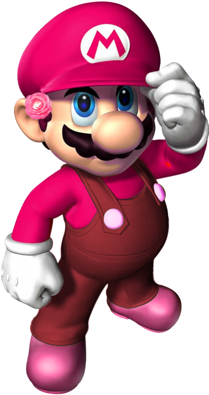 Pinkmalo - Super Mario 64 Ds Artwork (422x799), Png Download