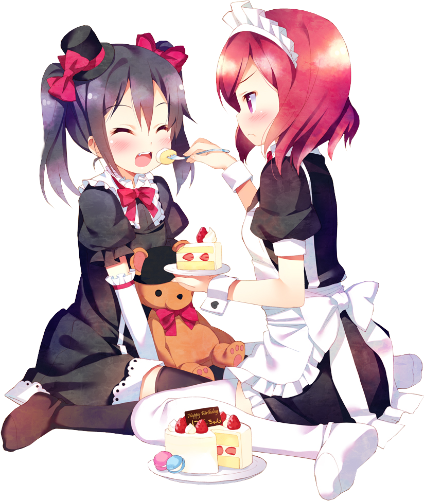 Love Live Maid Nico (841x1000), Png Download
