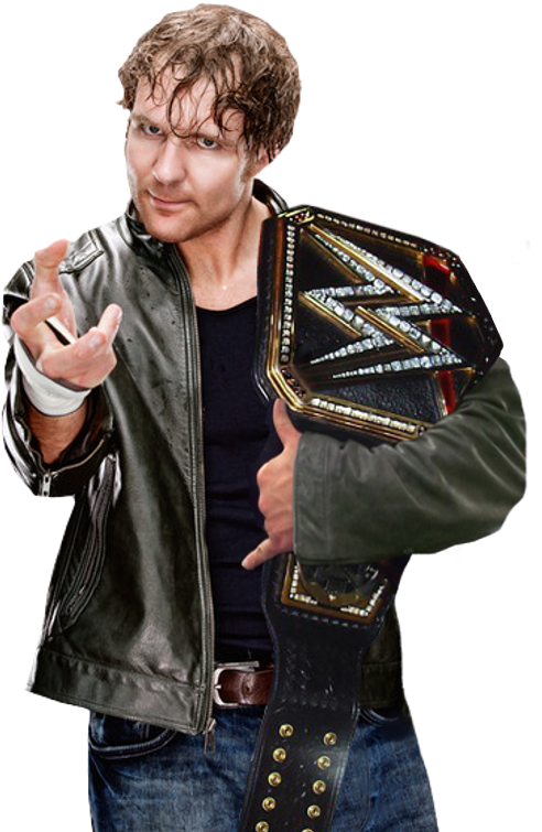 Dean Ambrose Wwe World Heavyweight Champion By Nibble - Wwe Dean Ambrose Hd (570x786), Png Download