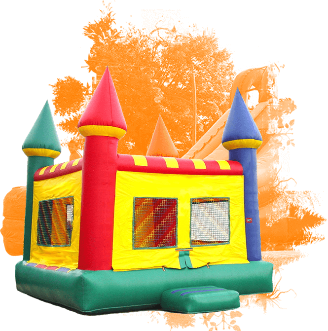 Family Owned And Operated Bounce House Rental Company - Bounce House Clip Art (665x671), Png Download