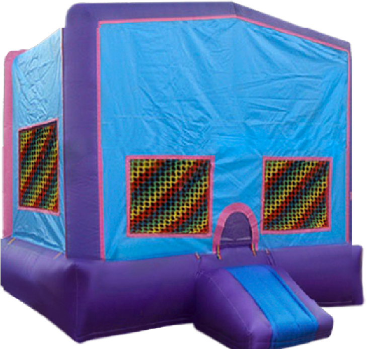Pink Modular Bounce House - Pink (750x750), Png Download