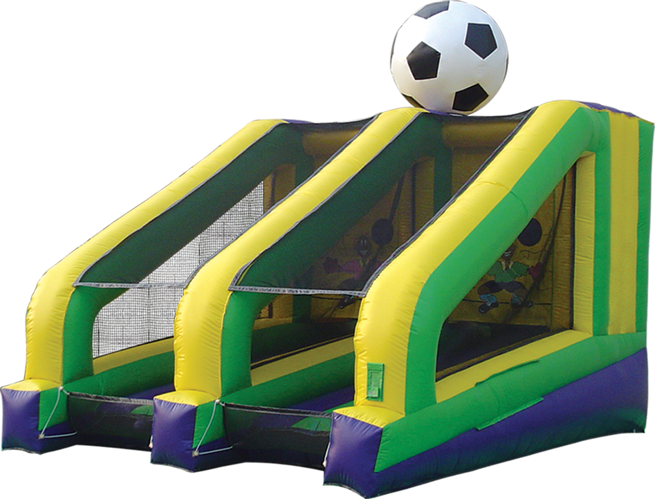 Brand New Games - Soccer Shootout Inflatable (947x722), Png Download