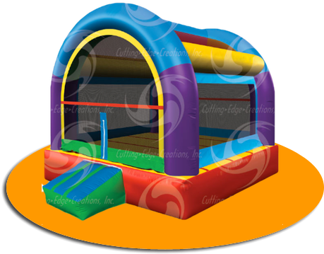 Wacky Arch Bounce House - Wacky House Png (525x400), Png Download