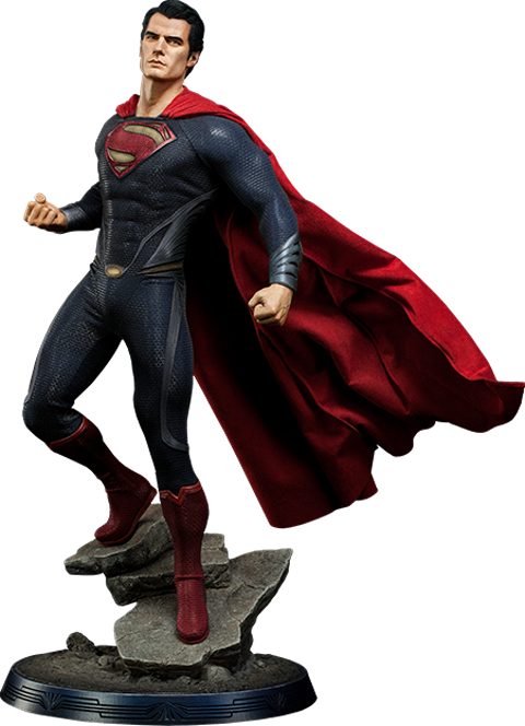 Clipart Info - Man Of Steel Sideshow (480x664), Png Download