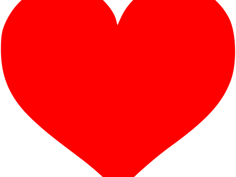 Red Heart Png Image - Love Heart (800x600), Png Download