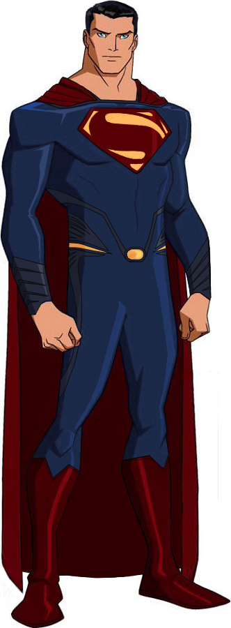 Advertisement - Man Of Steel Young Justice (332x900), Png Download