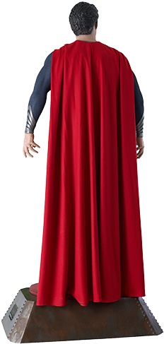 Man Of Steel - Cape (330x525), Png Download