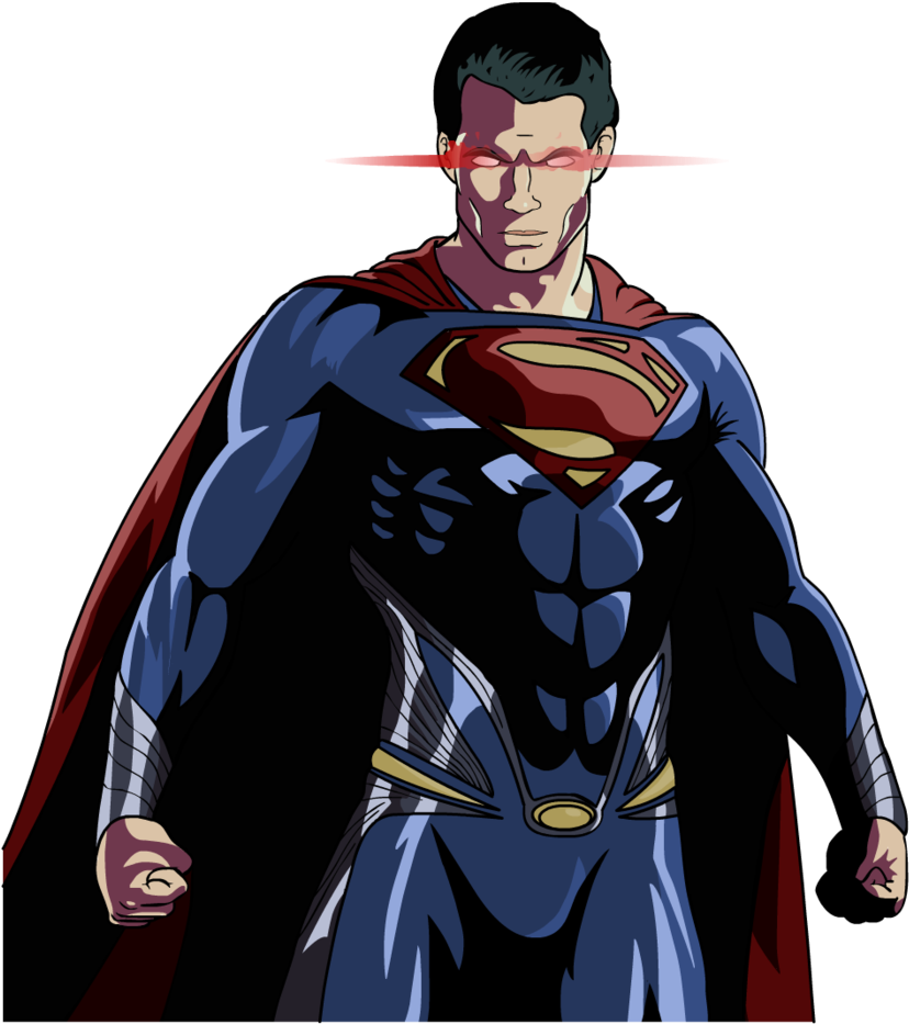 Man Of Steel By Theiyoume On Deviantart Free Stock - Man Of Steel Vector (852x937), Png Download
