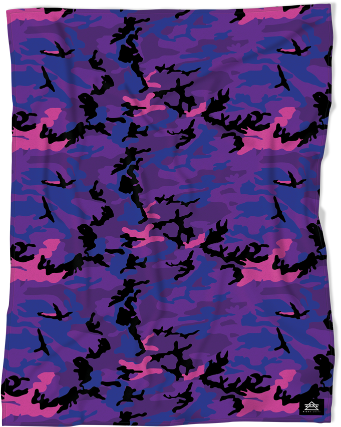 Purple Drank Camouflage - New Era 6 Cap Carrier Pouch Hard Case - Camouflage (900x900), Png Download