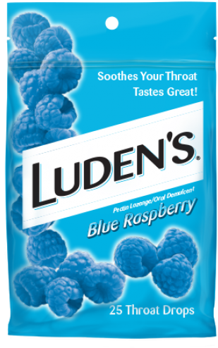 Luden's Cherry Cough Drops (336x511), Png Download