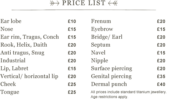 Piercings Price (642x407), Png Download