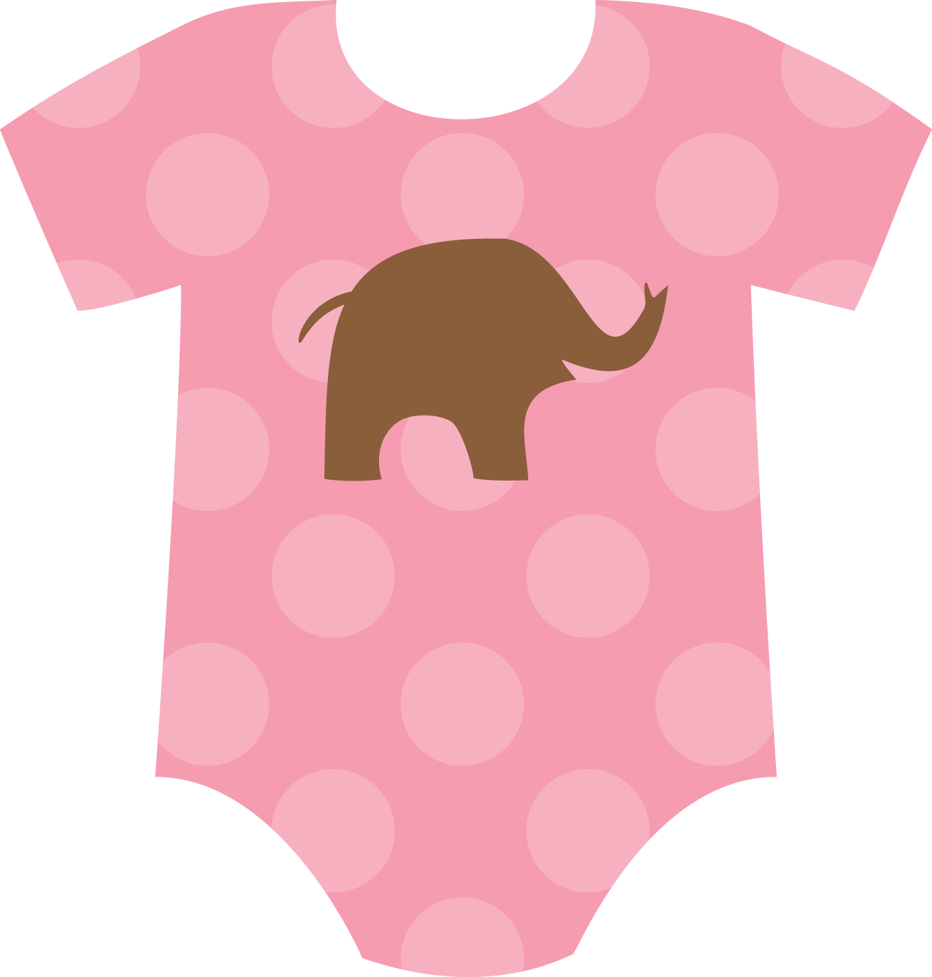 Gray Clipart Baby Onesie - Dibujo De Body De Bebe (1350x1415), Png Download