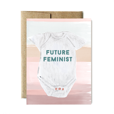 Future Feminist Baby Onesie Card - Infant Bodysuit (400x400), Png Download