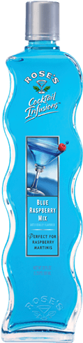 Rose's Blue Raspberry Cocktail Infusions - Roses Blue Raspberry (250x500), Png Download