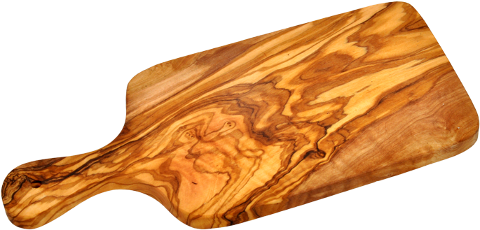 Natural Olive Wood Paddle Board - Wooden Cutting Boards (800x531), Png Download