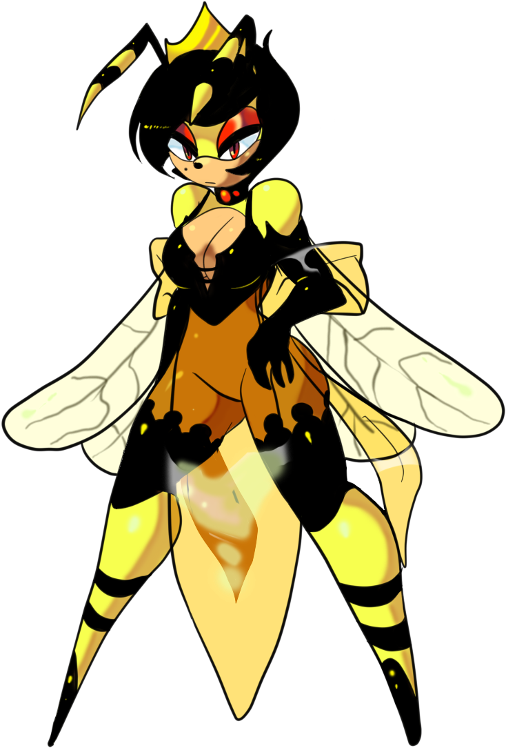 Queen Bee Png Jpg Freeuse Library - Sonic Queen Bee (900x1100), Png Download