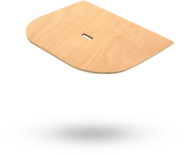 Bugaboo Buffalo/runner Seat Wooden Board - Plywood (877x732), Png Download
