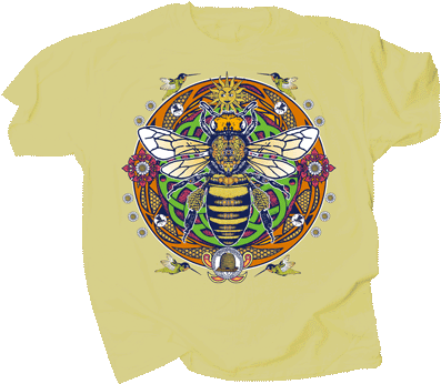 Queen Bee - T-shirt (420x365), Png Download