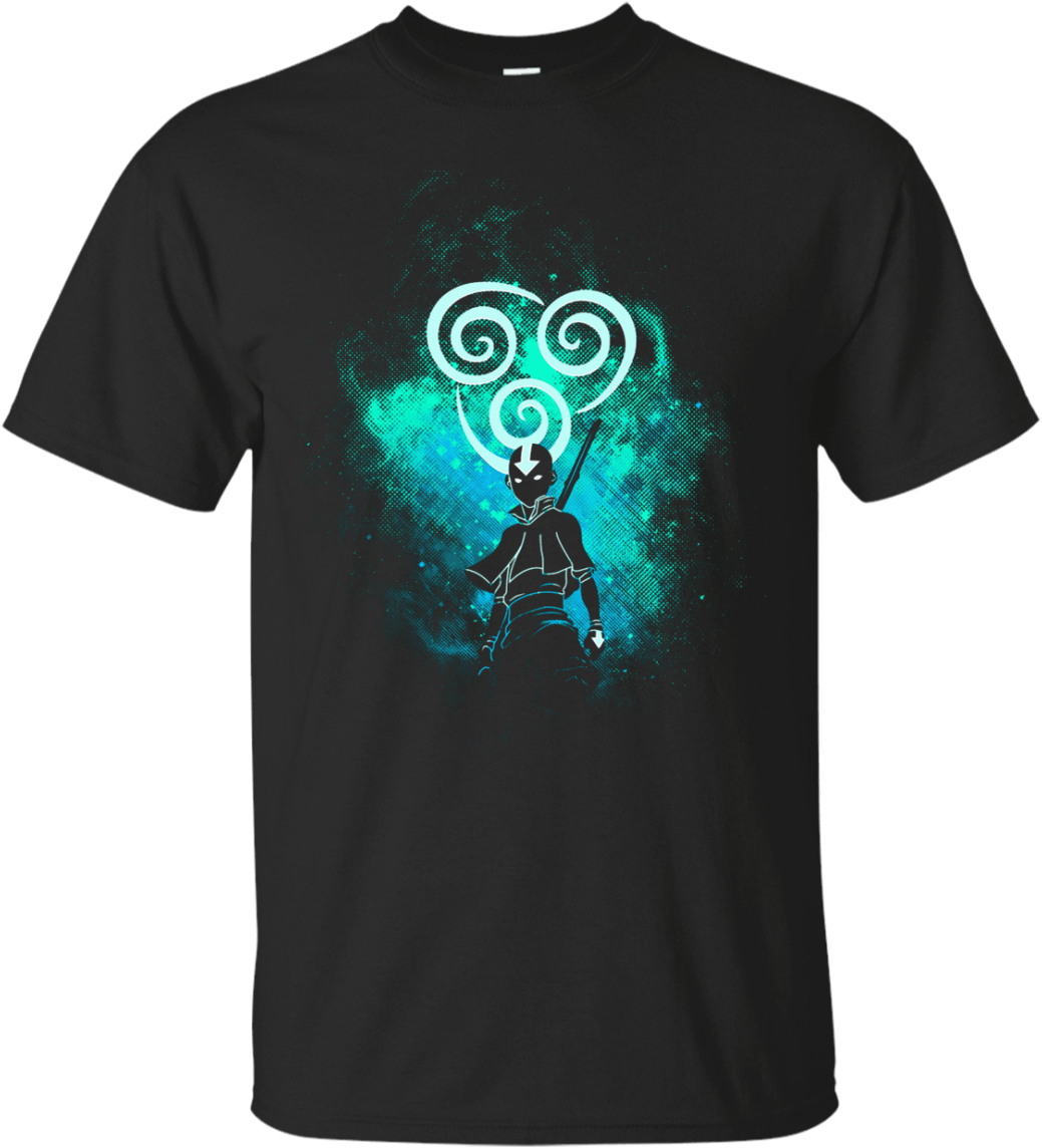 Aang Art T-shirt - Redbubble Air Art Unisex T-shirts (1155x1155), Png Download