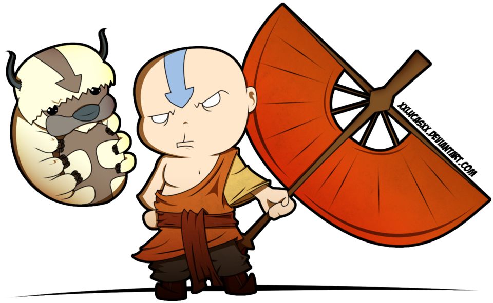 Aang-lewiscs - Cartoon (1024x650), Png Download