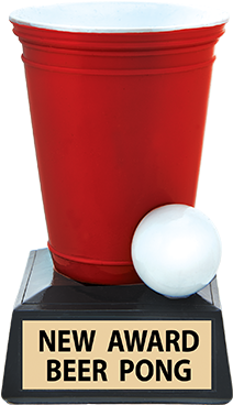 Beer Pong - Beer Pong Trophy (300x400), Png Download