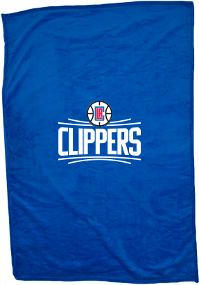 La Clippers Logo 60" X 50" Blanket - Los Angeles Clippers Address Logo (360x480), Png Download