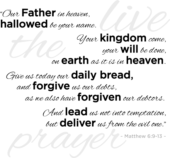 Just Because I Can Cite The Lord's Prayer From Memory - Lord's Prayer Png (580x538), Png Download