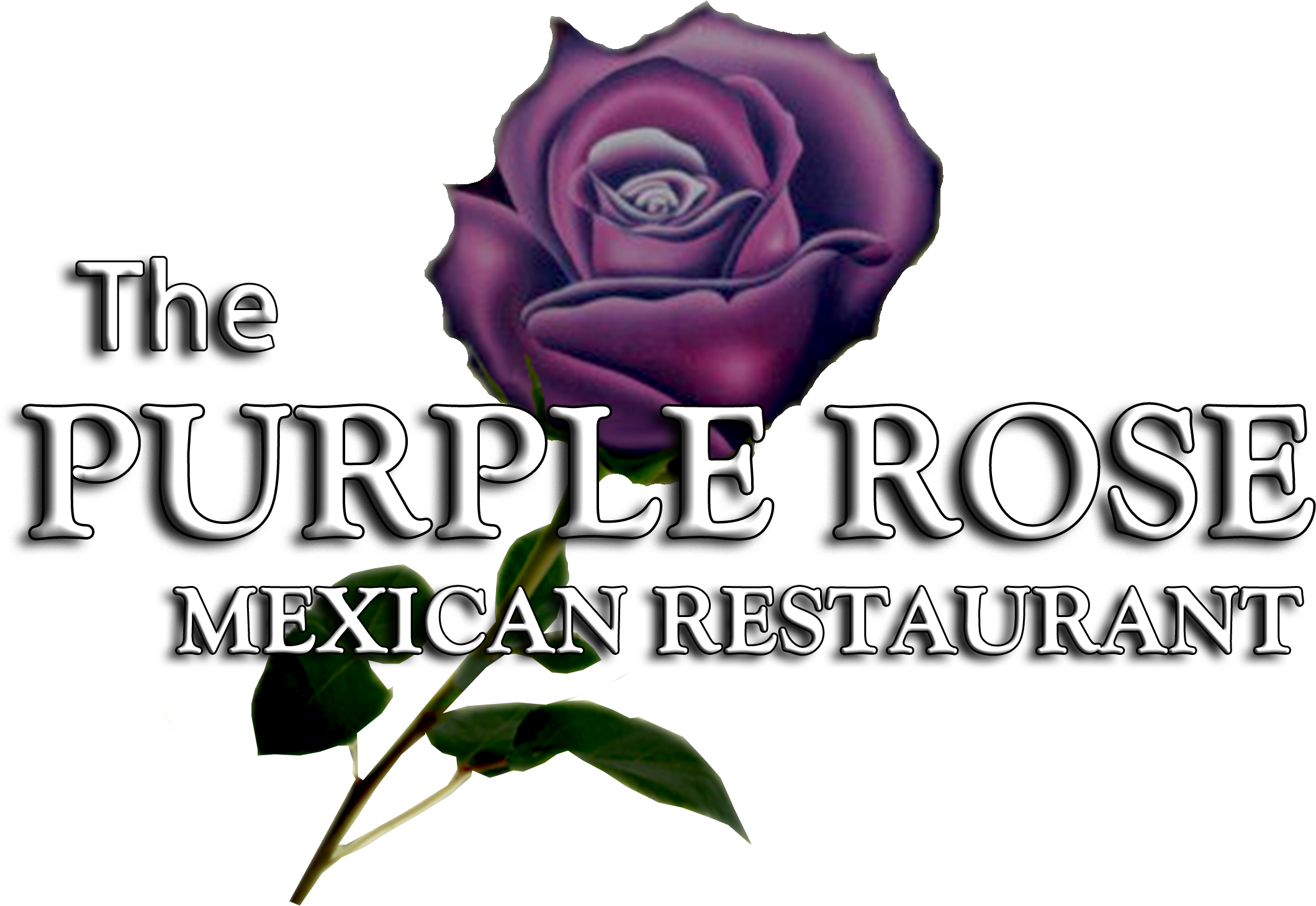 Prlogohires1 - Purple Rose | Mexican Restaurant (2547x1688), Png Download