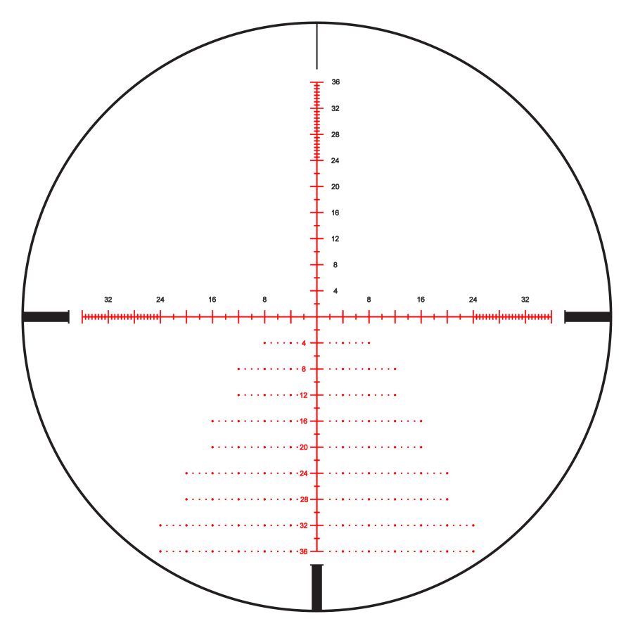 The Enhanced Atacr™ 5 Incorporates The New Atacr™ 5 - Nightforce Shv F1 Reticle (500x500), Png Download