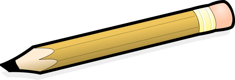 Colored Pencil Drawing Pens Download - Crayon À Papier Dessin (994x340), Png Download