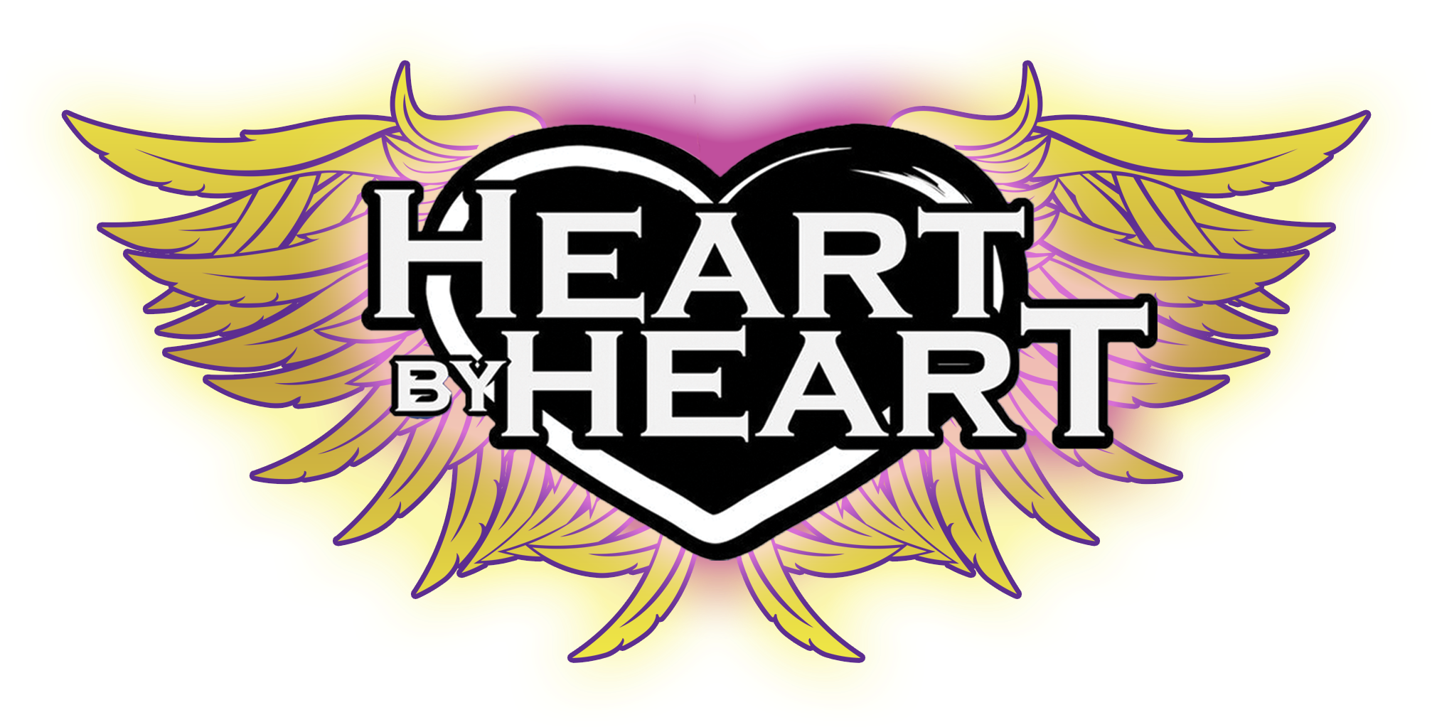 Heart By Heart Feather Logo (2232x1352), Png Download