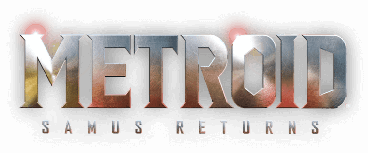 Metroid Logo - Metroid Samus Returns Logo Png (760x317), Png Download