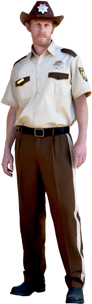 Rick The Walking Dead Costume (436x639), Png Download