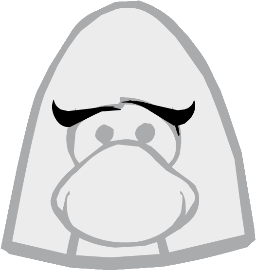 Kitty Cat Eyes - Club Penguin The Right (453x480), Png Download