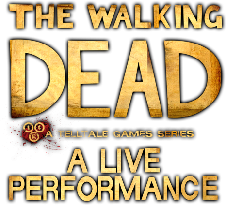 The Walking Dead Live At Sdcc - Telltale The Walking Dead Logo Png (847x475), Png Download