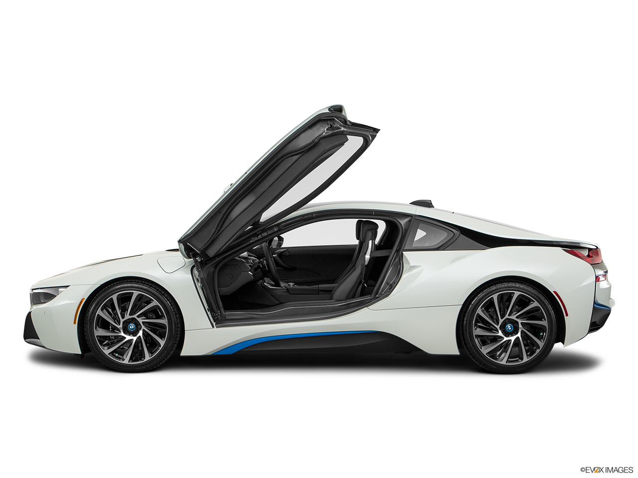 2017 Bmw I8 Photo - Bmw I8 2017 White And Blue (1280x960), Png Download