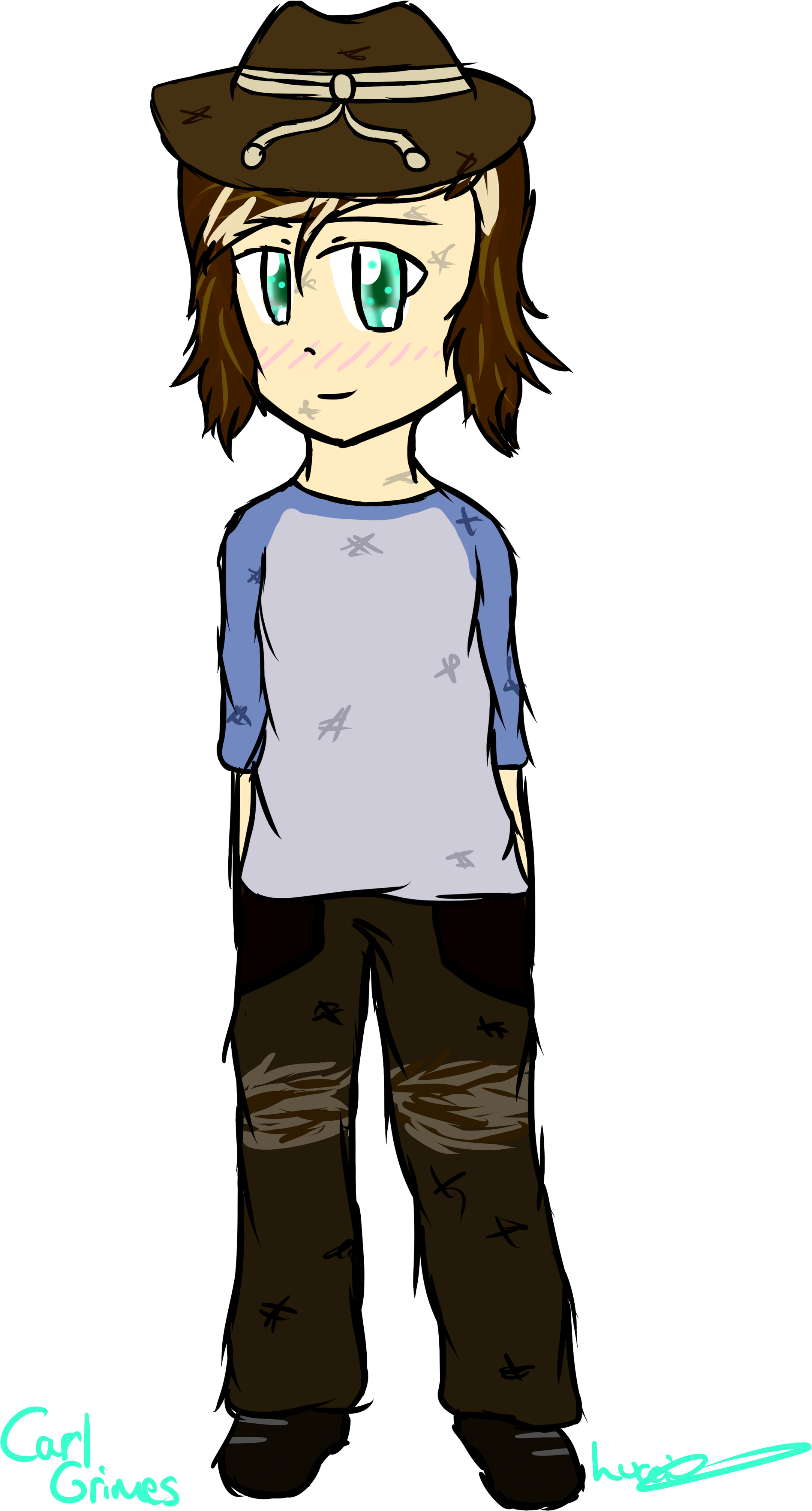 The Walking Dead Clipart Rick Grimes (4500x5400), Png Download