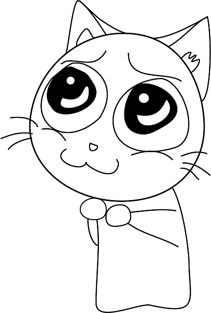 Cat, Cute, Animal, Eyes - Imagene Chistosas De Amor (433x640), Png Download