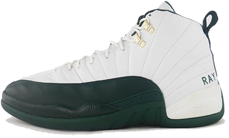 Air Jordan 12 Pe "ray Allen" - Sneakers (600x401), Png Download