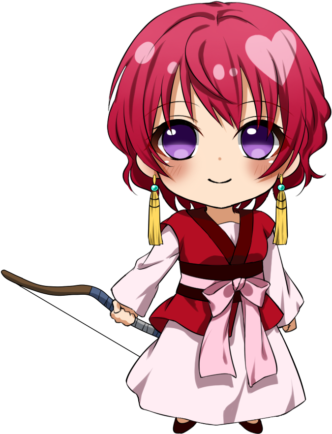 Chibi Anime Akatsuki No Yona (965x965), Png Download