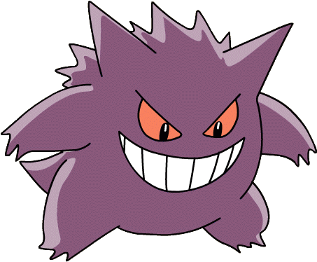 Gengar - Gengar Pokemon (500x400), Png Download