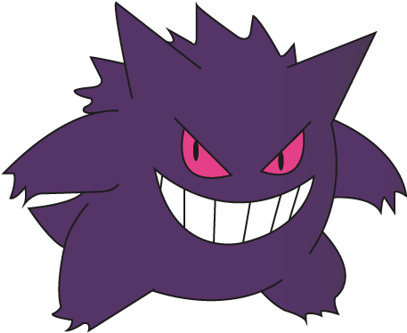 By Racamo On Deviantart - Pokemon Gengar Vector (800x800), Png Download