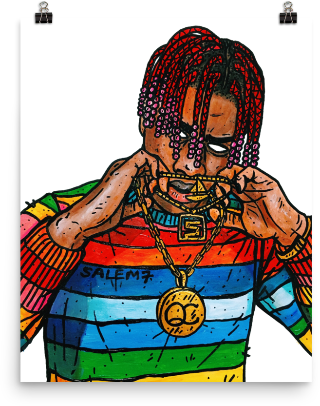 Lil Yachty Print - Lil Yachty (1000x1000), Png Download