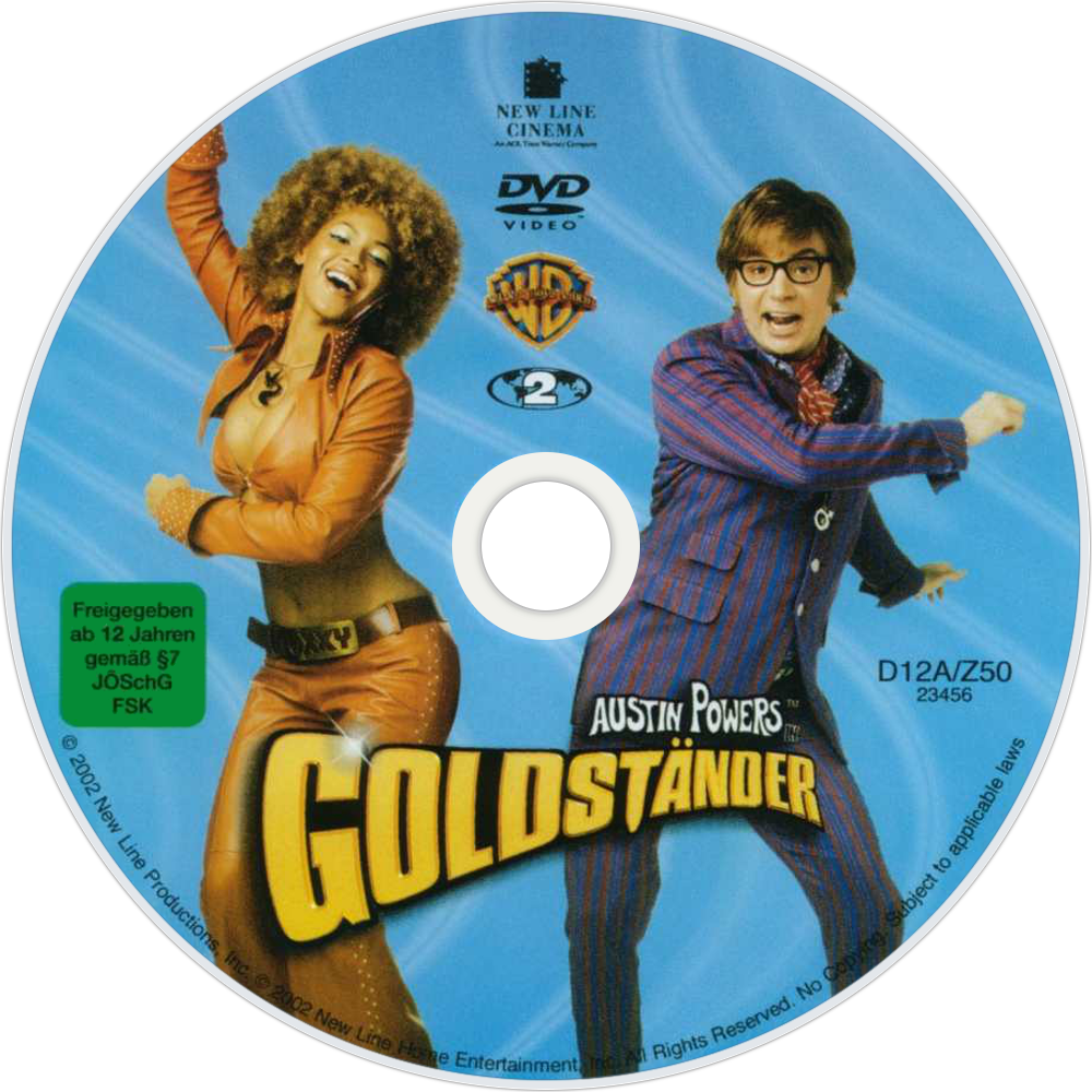 Goldmember Dvd Disc Image - Austin Powers 2 Dvd (1000x1000), Png Download