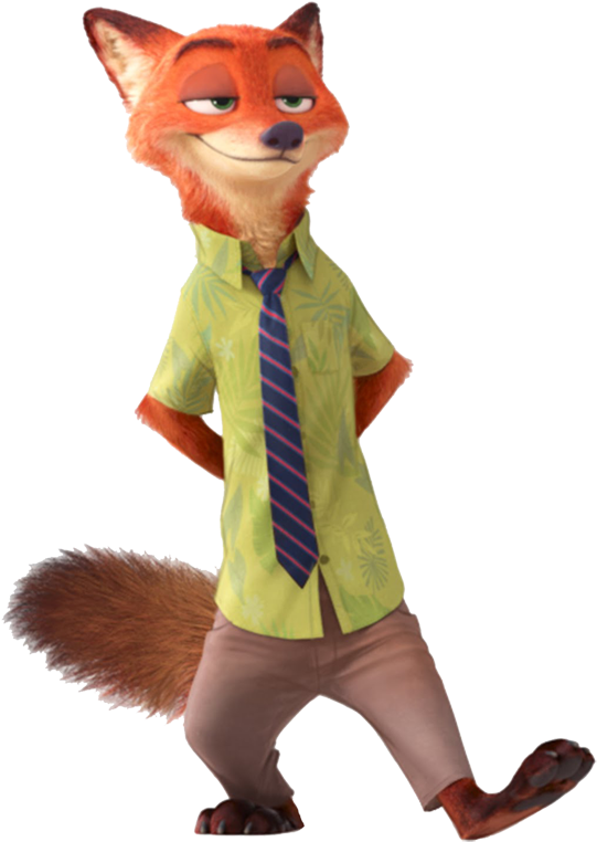 Nickwilde - Nick Wilde Zootopia (576x793), Png Download