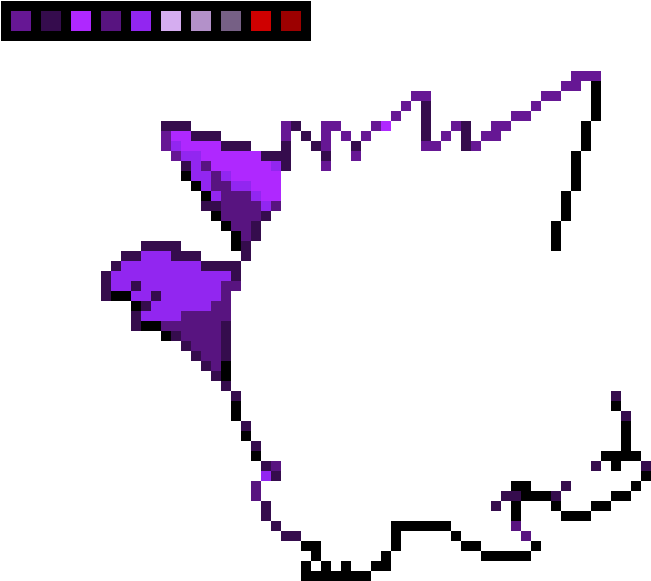 Gengar - Art (720x690), Png Download