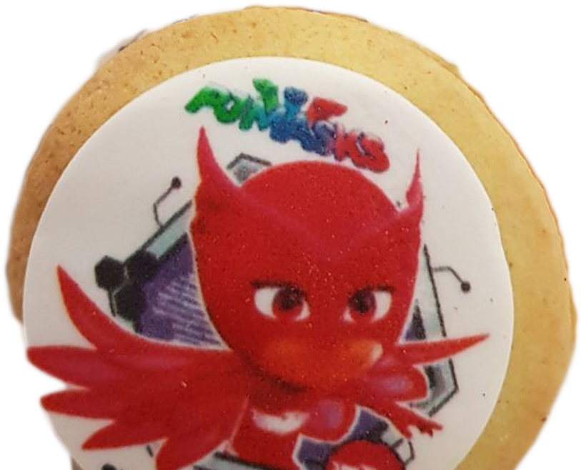 Biscuits Pj Masks With Nutella 1 Kg - Cartoon (826x672), Png Download