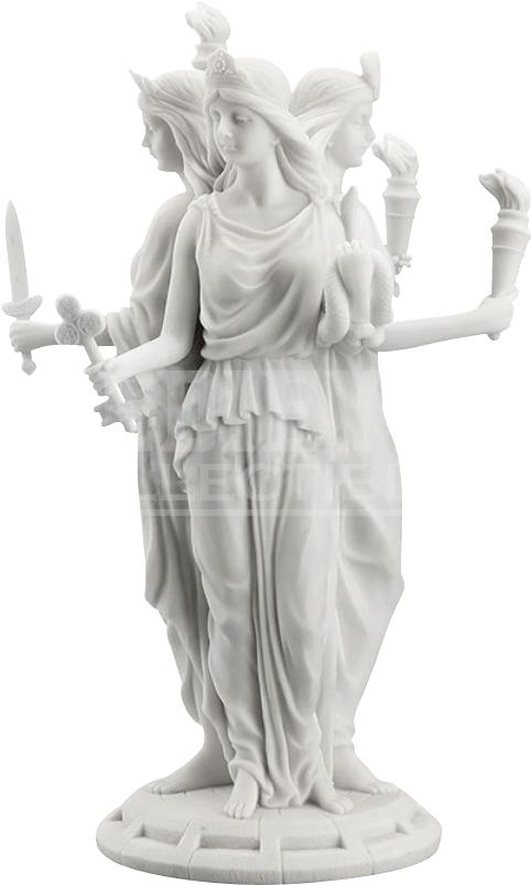 Greek Statue Png - Estatua De Hécate Grega (802x802), Png Download