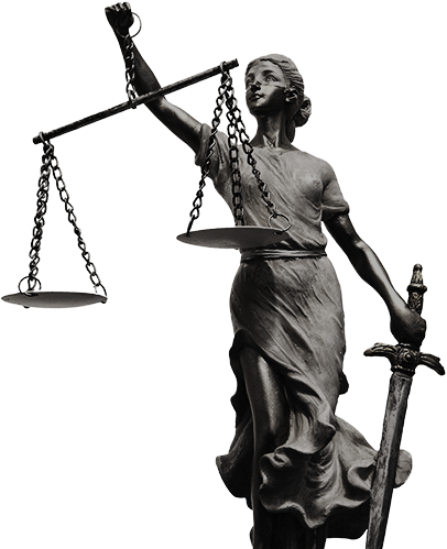Greek Goddess Of Justice Law Office Statue - Lawyer (406x499), Png Download